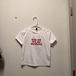 Kids White Birthday T-Shirt